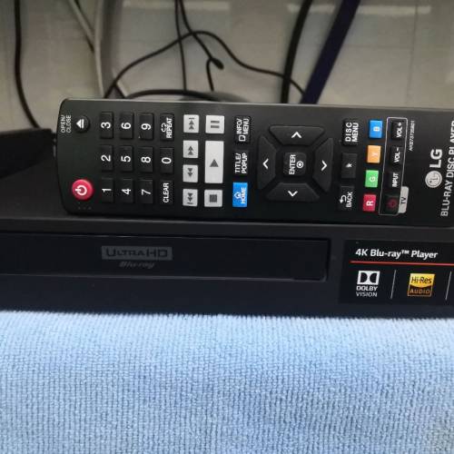 LG UBK-90 4K HDR UHD 藍光机(機身有90%新100%全正常,靚仔小用)