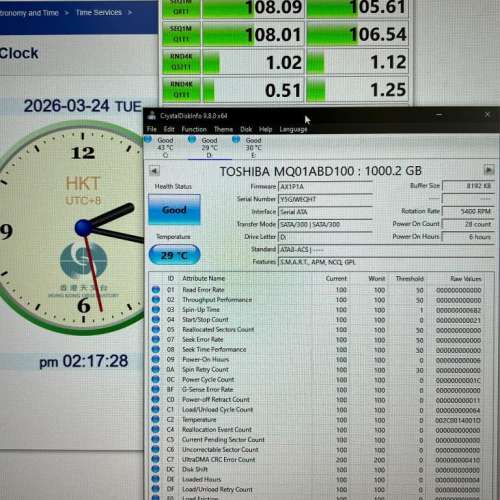 2.5 Harddisk 1TB X 4