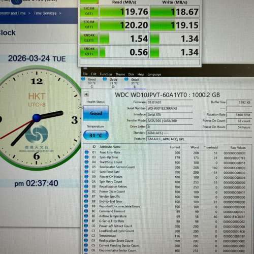 2.5 Harddisk 1TB X 4