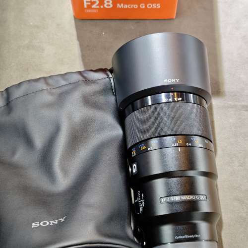 sony 90/2.8 G OSS MACRO FE 索尼 90mm 90 99%new 冇單有盒有袋