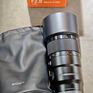 sony 90/2.8 G OSS MACRO FE 索尼 90mm 90 99%new 冇單有盒有袋