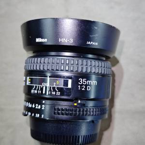 Nikon 35/2 AF D 尼康 90%-95%new 功能正常