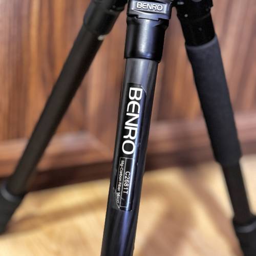 Benro C2681T碳纖腳架  + Leofoto LH-30 雲台 可反摺