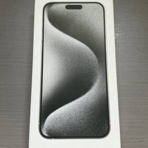 港版 iPhone 15 Pro Max 256GB White Titanium