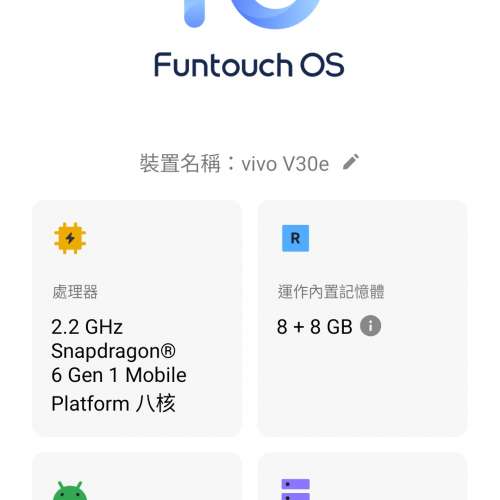 Vivo V30e