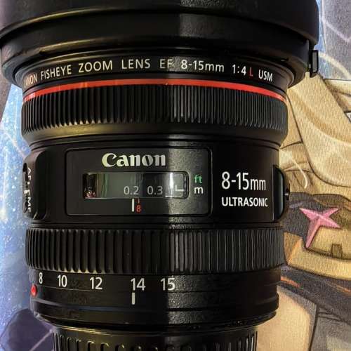 Canon EF 8-15mm f4L fisheye USM 8-15 f/4 魚眼 95%new 100%work