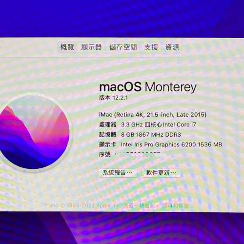 Apple iMac 21.5