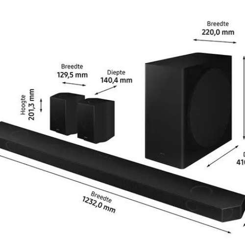 頂級最強 三星HW-Q930D/ZK Q-series 9.1.4 聲道 Soundbar