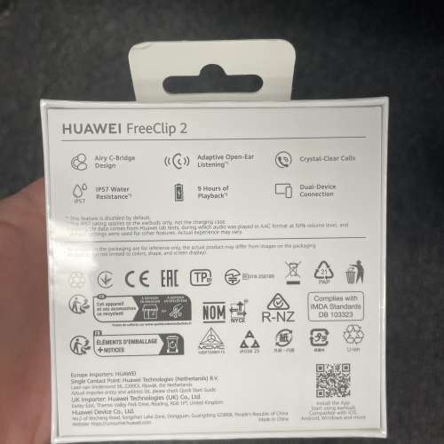 Huawei Freeclip 2 華為耳機 100%全新包裝都未拆過