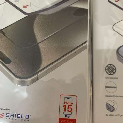 MICRODIA SCREENGuard iPhone 15系列 防窺玻璃保護貼 (兩片裝) 連安裝器$10一個 /$...
