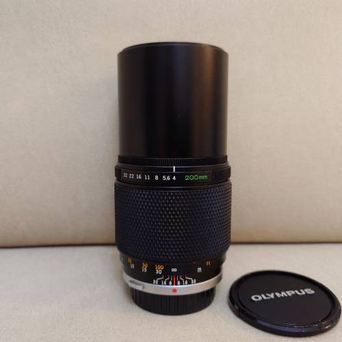 Olympus OM Zuiko 200mm f/4 新淨遠攝鏡頭 有內置遮光罩Hood 200 f4 適合生態攝影 ...