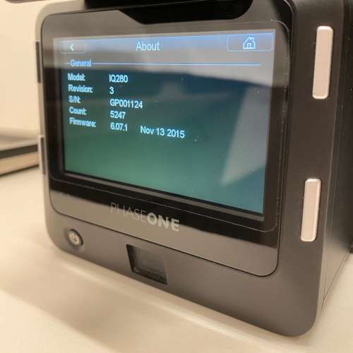 Phase One IQ280 CCD Digital Back 8000 萬像素 全片幅 中幅 數碼背 645 XF