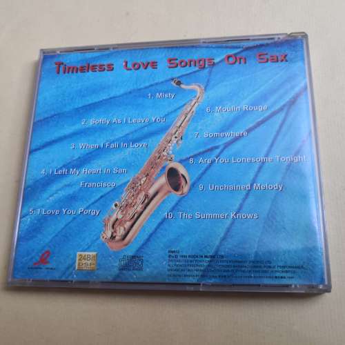 TIMESLESS LOVE SONGS ON SAX 情歌色士風