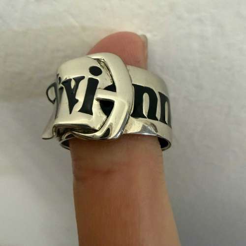 Vivienne Westwood Belt Ring 純銀皮帶戒指