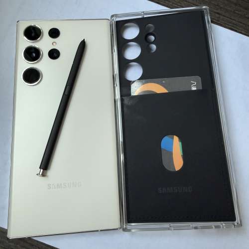 三星S23 ultra 256gb港行雙卡，完美冇花，跟三星原廠手機殼！不議價！