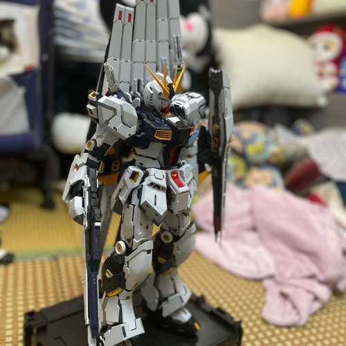 PGU Nu gundam bandai 模型高達 素組有說明書