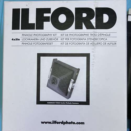 Ilford 4x5 菲林針孔相機 全新