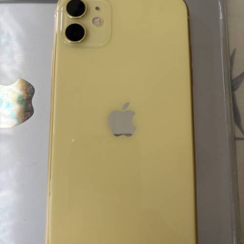 iphone 11 128 完美機，港版雙卡 黃色