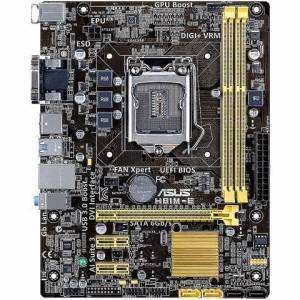 ASUS H81M-E LGA 1150 Intel H81 USB 3.0 uATX Intel Motherboard with i/o shield