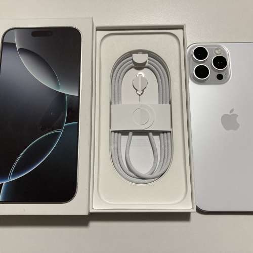 what app 6497 6645 港行白色 iPhone 16 pro 256gb 電池100% 外觀全新 蘋果保養至2...