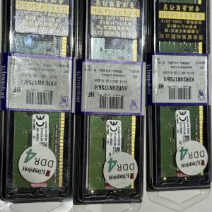 Kingston 4gb DDR4 x3