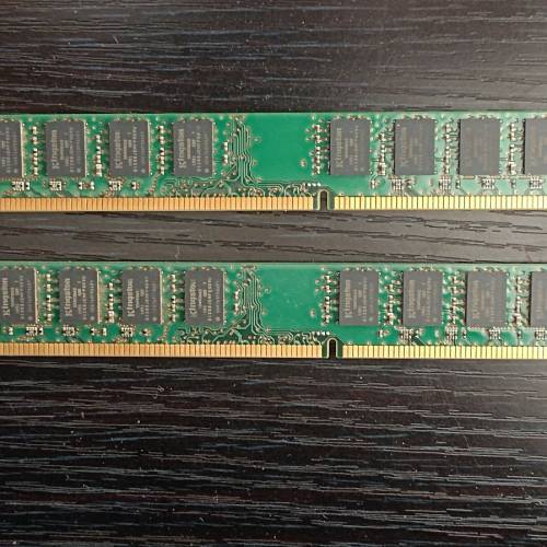 kingston ram DDR3 kvr1333 2g x 2條
