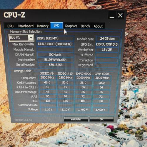 Acer Predator  PALLAS II Black 黑色 DDR5 6000MHz 24GBX2 (48GB)