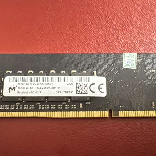 Ram 16gb 2666 四條
