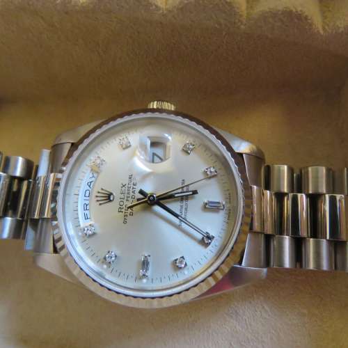 Rolex 18239  Day-date 全白金