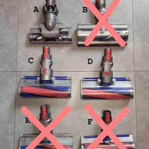 Dyson 吸塵機滾筒吸頭 每隻$120