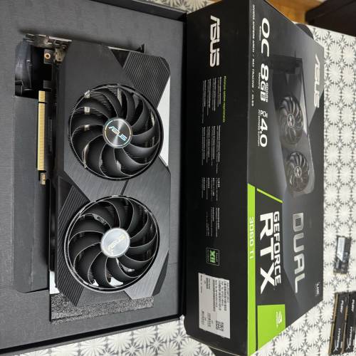 asus dual RTX3060ti display card