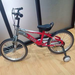 全新14/18寸紅色童車 $350 (送 紅尾燈 ) 九龍灣交收
