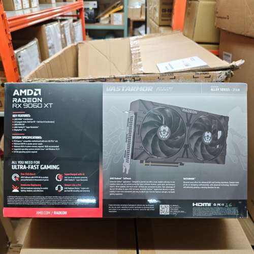VASTARMOR AMD RX 9060 XT (8GB) 黑色