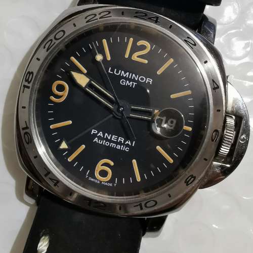 Panerai Luminor GMT 沛納海 變深黃夜光 T SWISS MADE T (Not Rolex GMT 勞力士) P...