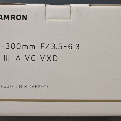 新淨Tamron 18-300 mm F/3.5-6.3 Di III - A VC VXD for Fujifilm