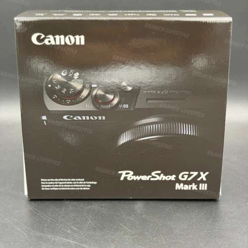 全新佳能 PowerShot G7 X Mark III 2010萬像素黑色數位相機