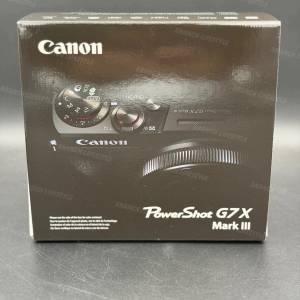 全新佳能 PowerShot G7 X Mark III 2010萬像素黑色數位相機