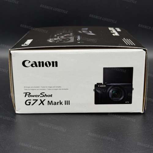全新佳能 PowerShot G7 X Mark III 2010萬像素黑色數位相機