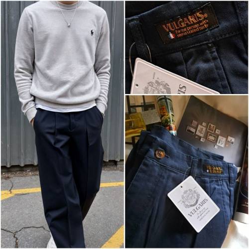 日本 VULGARIS 彈性 男裝 返工 九分褲 長褲 Men's pants