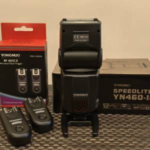 YONGNUO Speed lite YN460-II 閃光燈 送離機閃 RF-603C II