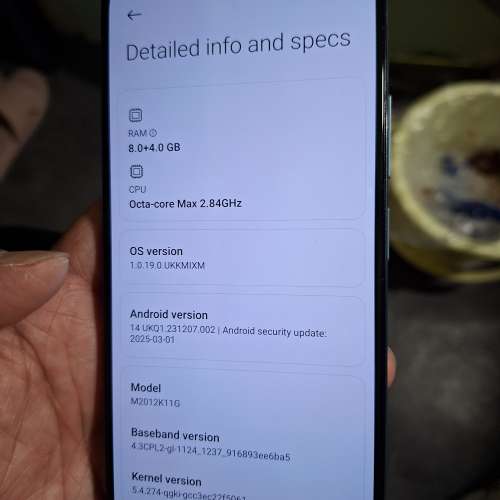 99%new Xiaomi Mi 11i   5G 256gb