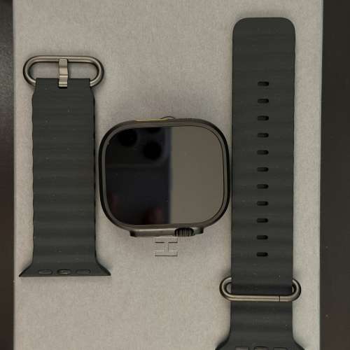 Apple Watch Ultra 3 黑色海洋錶帶 香港行貨