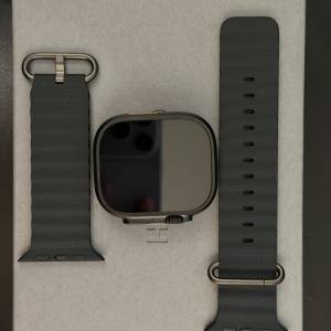 Apple Watch Ultra 3 黑色海洋錶帶 香港行貨
