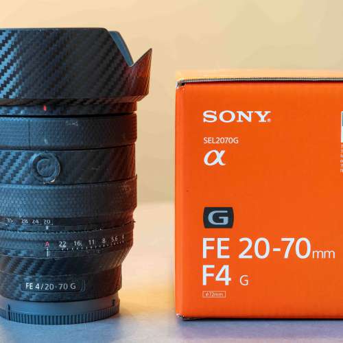Sony FE 20-70mm F4 G 行貨 全身貼保護貼 + MC Protector 72mm  HK$5,000
