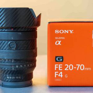 Sony FE 20-70mm F4 G 行貨 全身貼保護貼 + MC Protector 72mm  HK$5,000
