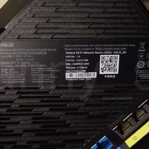 2個 國行 ASUS RT-AX86U AX5700 WiFi 6 (802.11ax) 雙頻 Dual Band Router 路由器 ...