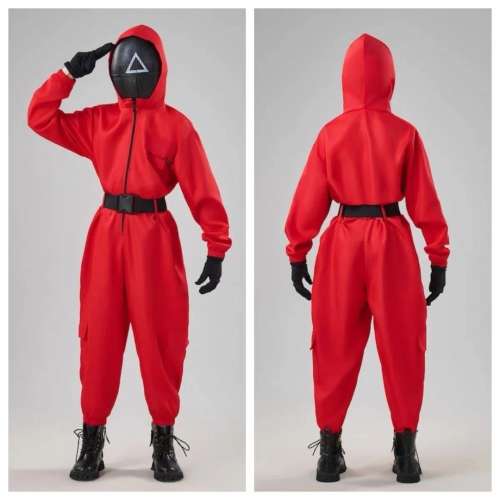 全新 魷魚遊戲 Squid Game Halloween Cosplay Party 萬聖節 服裝 套裝