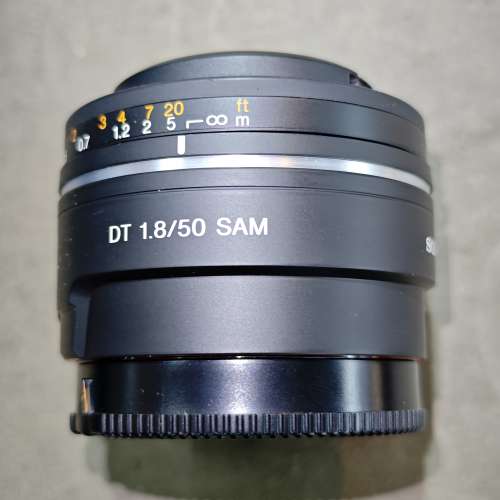 sony 50/1.8 索尼 50mm 50 DT sam FOR sony A（no sony E） 功能正常 99%new