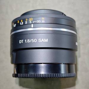sony 50/1.8 索尼 50mm 50 DT sam FOR sony A（no sony E） 功能正常 99%new