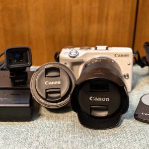 Canon EOS M3連2枝鏡同原廠取景器